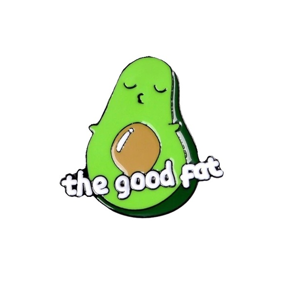 Jewelry - NEW “The Good Fat” avocado jewelry brooch pin